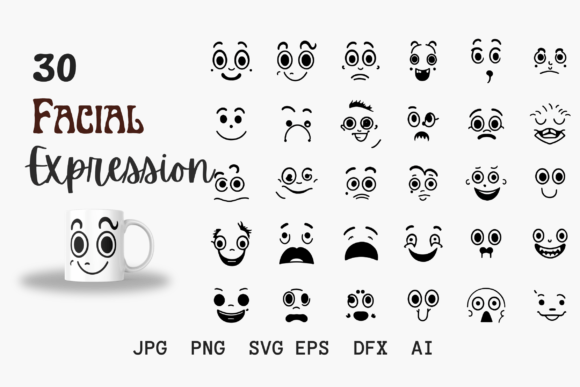 Download Cute Facial Expression Clipart - Facial Collection