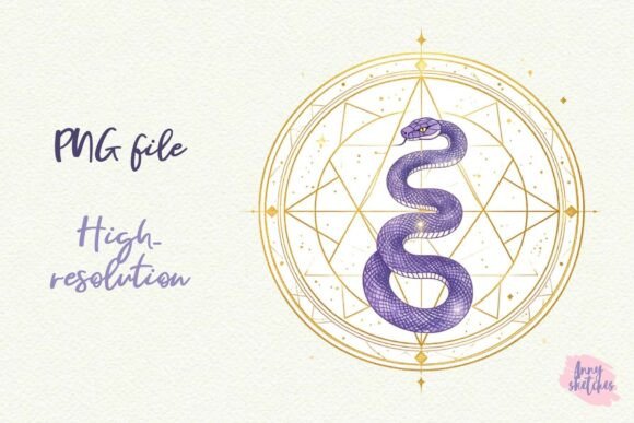 Download Serpent Snake Sacred Geometry Clipart - Geometry Collection