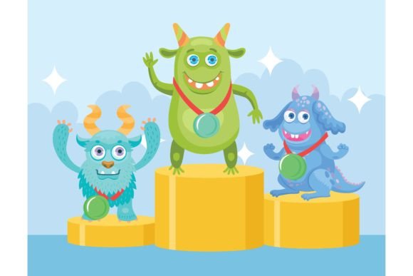 Download Cartoon Funny Monsters at Championship F - Championship Collection