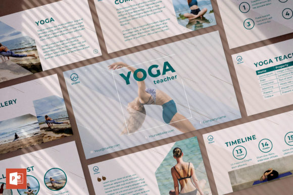 Download Yoga Instructor PowerPoint Template - Premium Resources